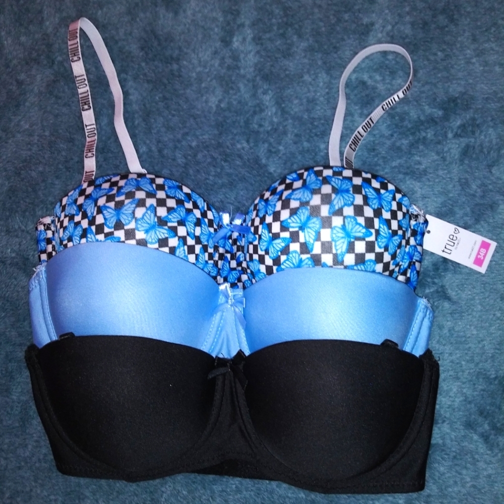 Womens Bra Set of 3 sz.34B